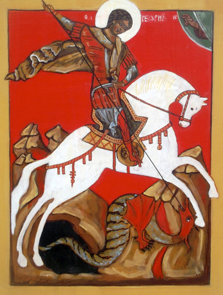 Camelia de Montety - Saint Georges terrassant le dragon - Novgorod, XIVe (2014)