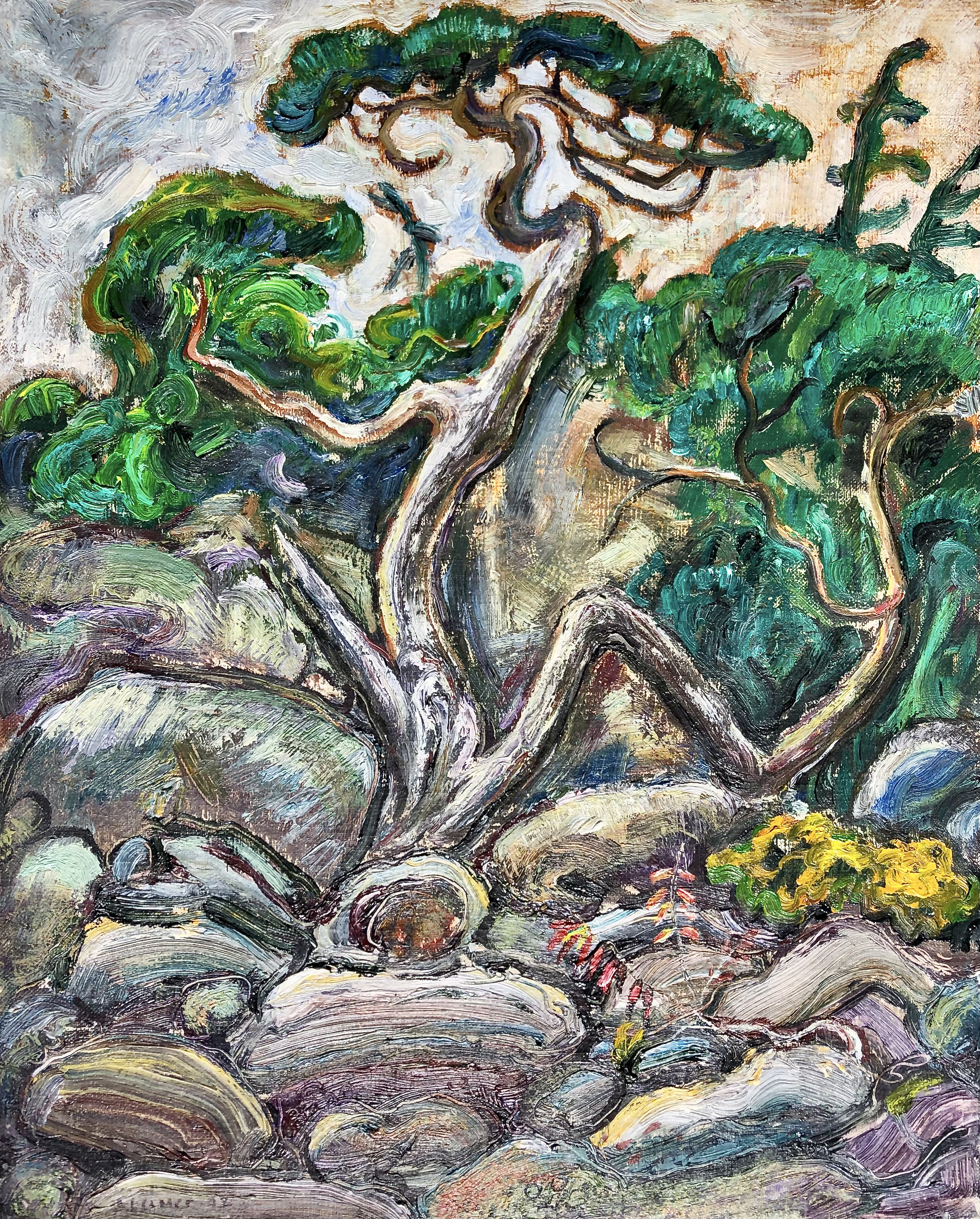 Twisted Pine Georgian Bay (1942) by Arthur Lismer