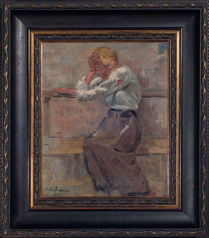 Octav Bancila - Seated Woman (1907)