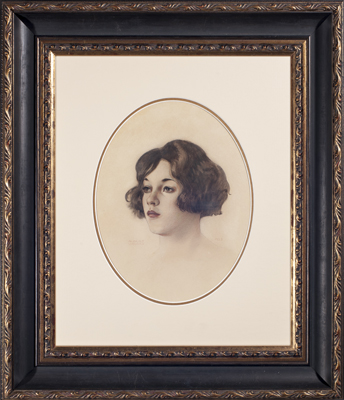 Alberto Vargas - Portrait of Beatrice Wolcott (1923)