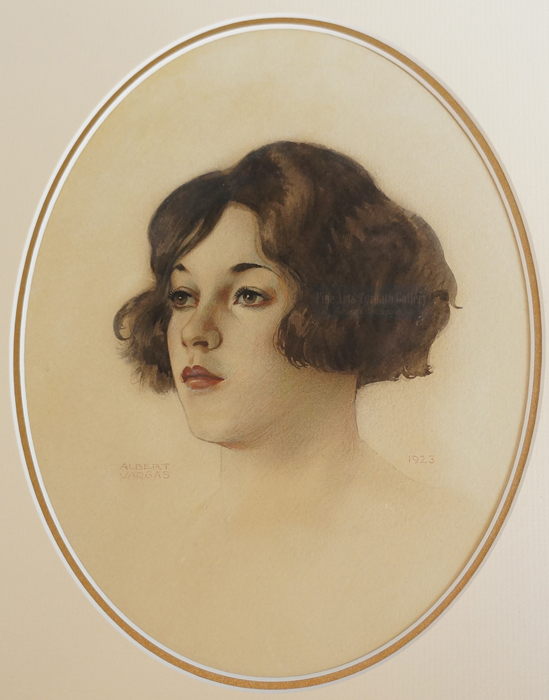 Alberto Vargas - Portrait of Beatrice Wolcott (1923)